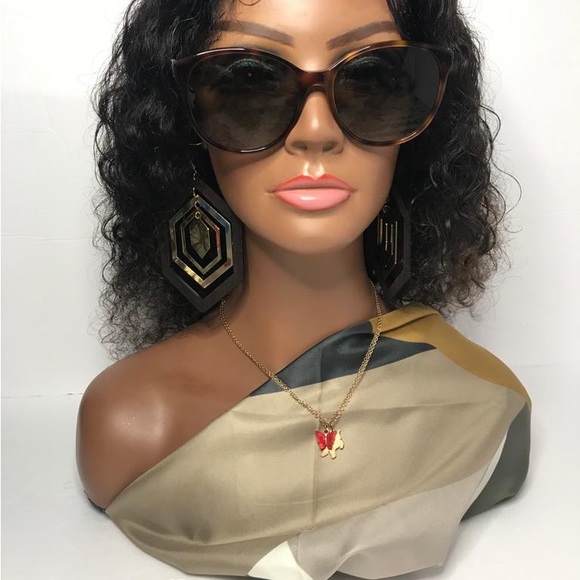 Fendi FF 0412/S Sunglasses Dark Havana / Brown Gradient Women's - Picture 4 of 12